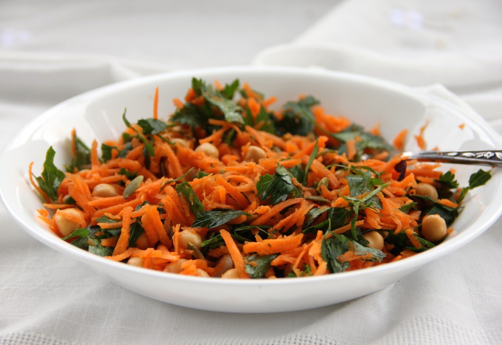 Carrot, Parsley & Chickpea Salad- Emmas Little Kitchen