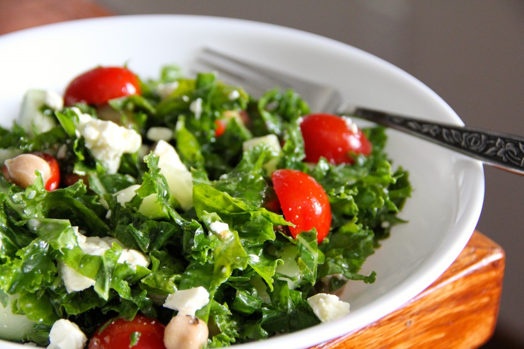 Kale Greek Salad- Emmas Little Kitchen