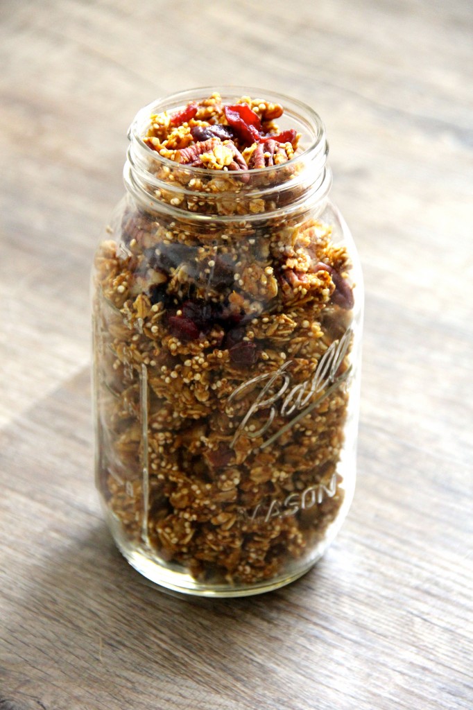 Pumpkin, Pecan & Cranberry Granola- Emma's Little Kitchen