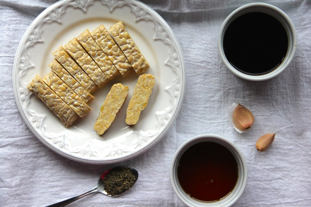 Sticky Maple Balsamic Glazed Tempeh