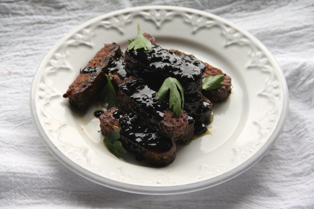 Sticky Maple Balsamic Glazed Tempeh