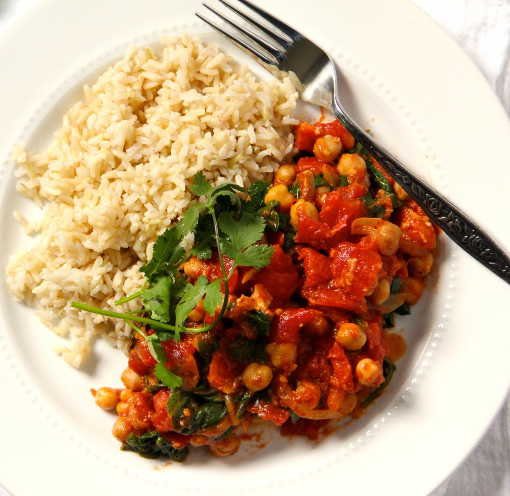 Spinach & Chickpea Curry- Emma's Little Kitchen
