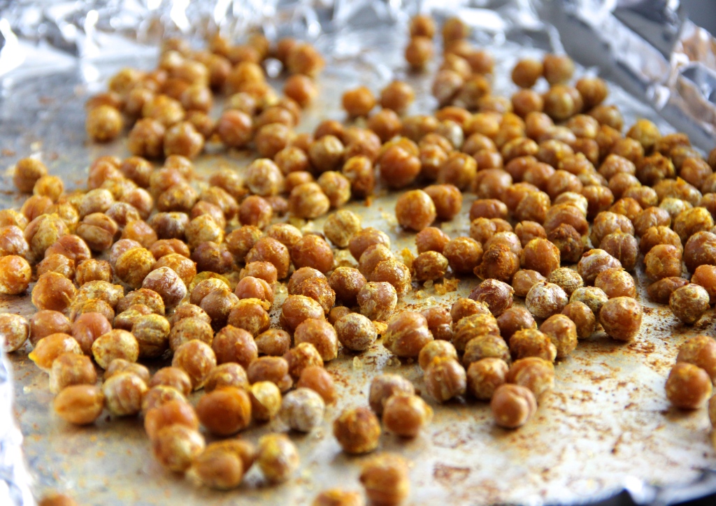 Carrot & Parsnip Soup with Crispy Curried Chickpeas- Emma's Little Kitchen