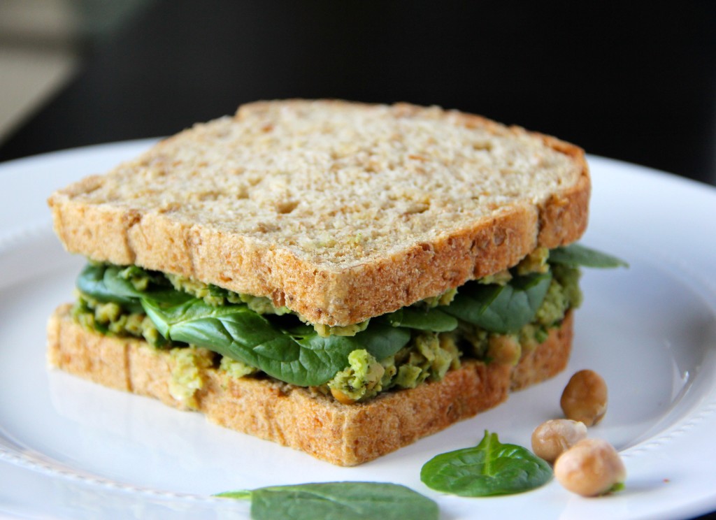 Smashed Avocado & Chickpea Sandwich- Emma's Little Kitchen