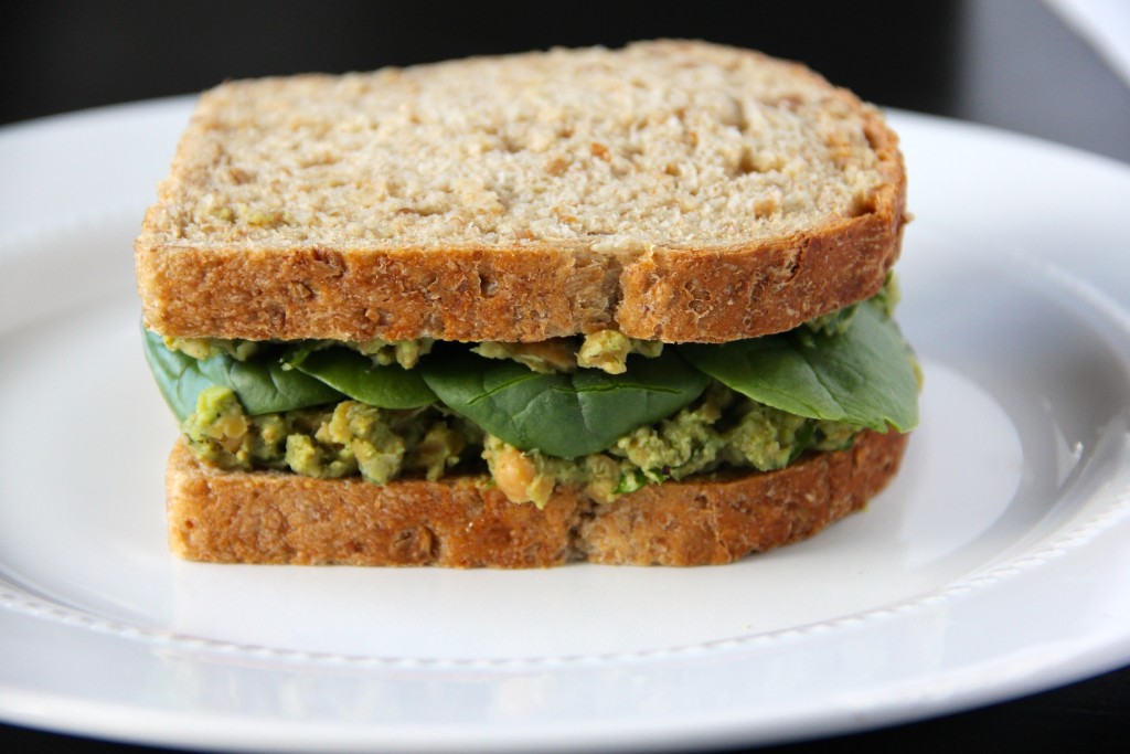 Smashed Avocado & Chickpea Sandwich- Emma's Little Kitchen