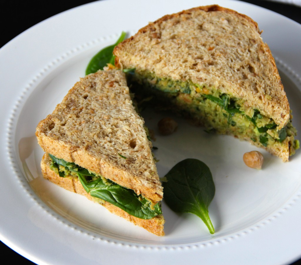 Smashed Avocado & Chickpea Sandwich- Emma's Little Kitchen