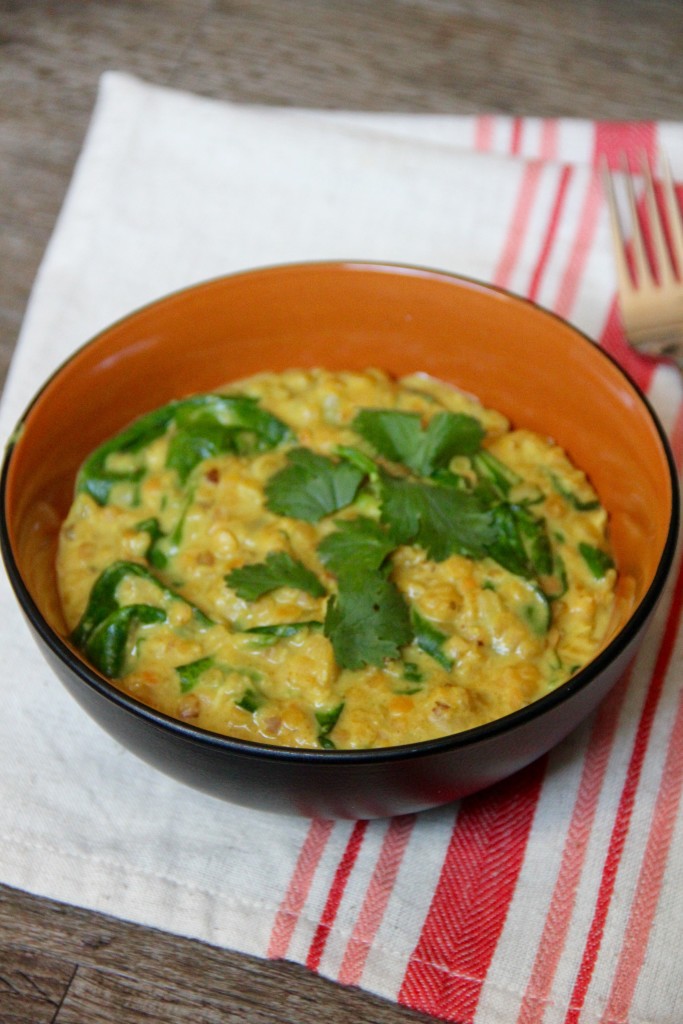 Lentil Spinach Coconut Curry- Emma's Little Kitchen