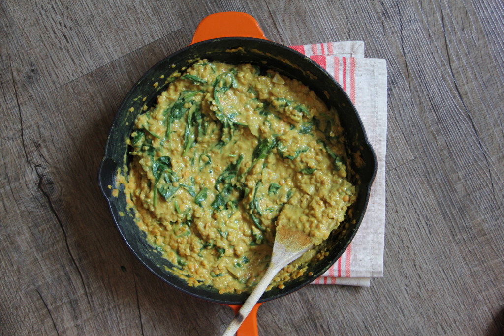 Lentil Spinach Coconut Curry- Emma's Little Kitchen