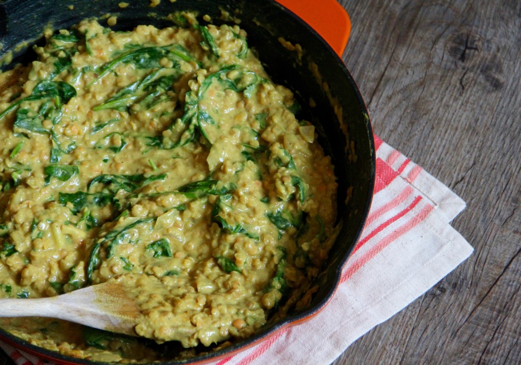 Lentil Spinach Coconut Curry- Emma's Little Kitchen