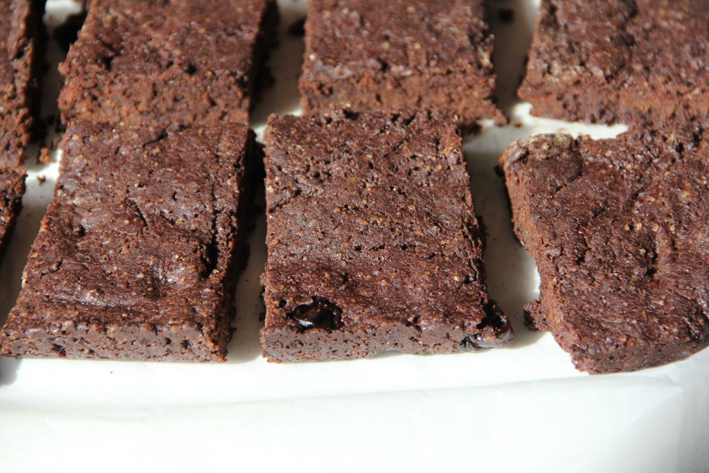 Mexican Chocolate Cherry Brownies