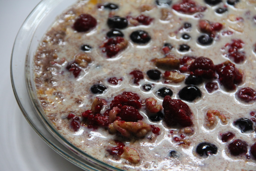 Berry Baked Oatmeal- Emma's Little Kitchen