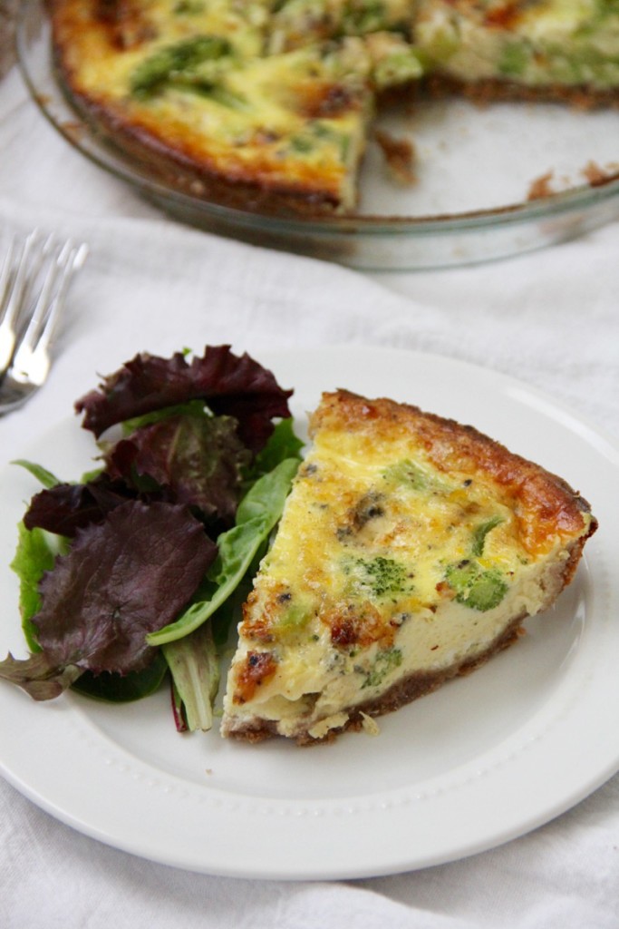 Broccoli Stilton Quiche- Emma's Little Kitchen