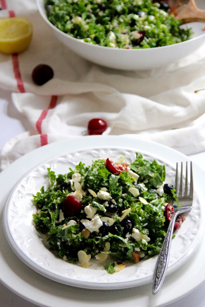 Red. White & Blue Patriotic Power Salad- Emma's Little Kitchen