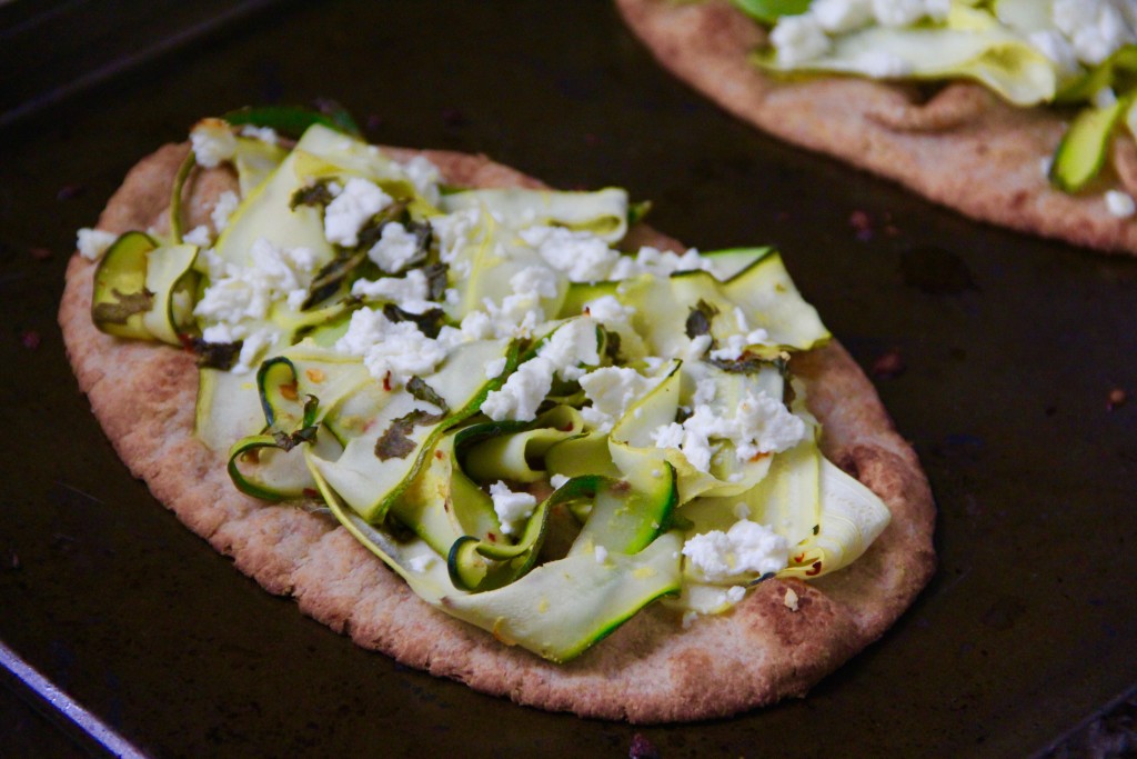 Courgette & Lemon Pizza- Emma's Little Kitchen