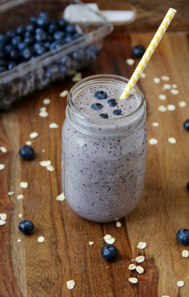 Blueberry Muffin Smoothie- Emma's Little Kitchen