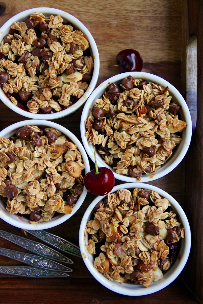 Cherry Chocolate Crisp- Emma's Little Kitchen