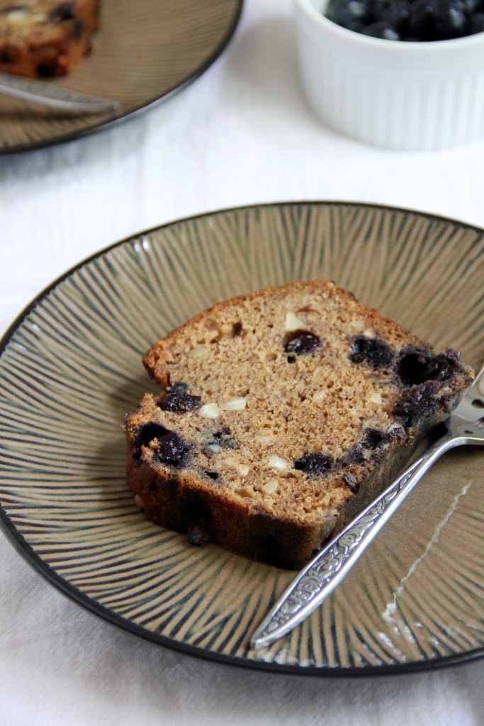 Cashew Blue Banana Bread- Emma's Little Kitchen