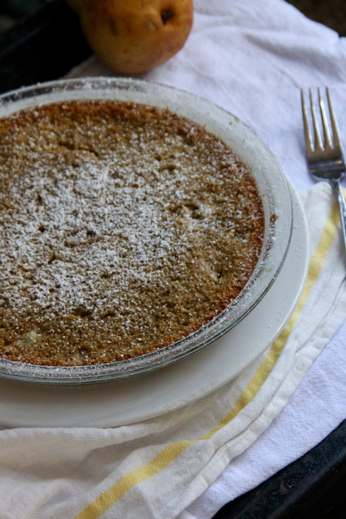 Pear Ginger Clafouti