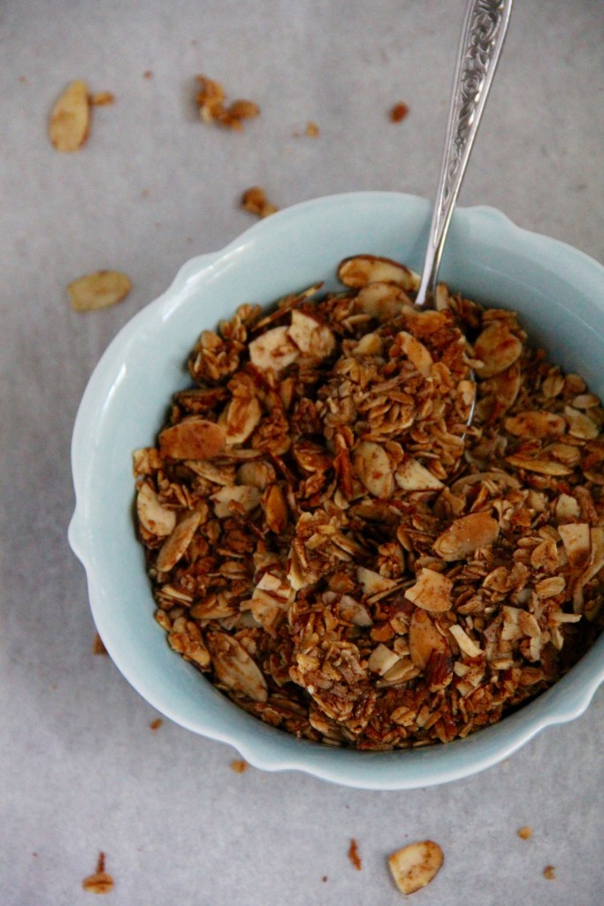 Coconut Maple Almond Granola- Emma's Little Kitchen