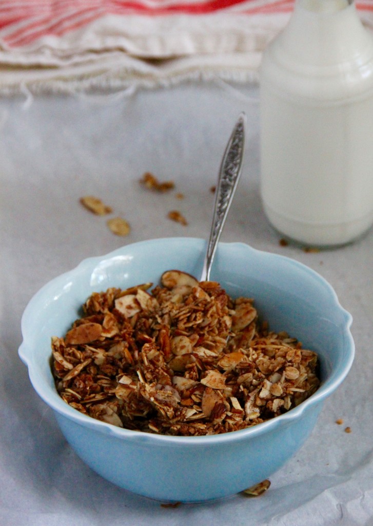 Coconut Maple Almond Granola- Emma's Little Kitchen