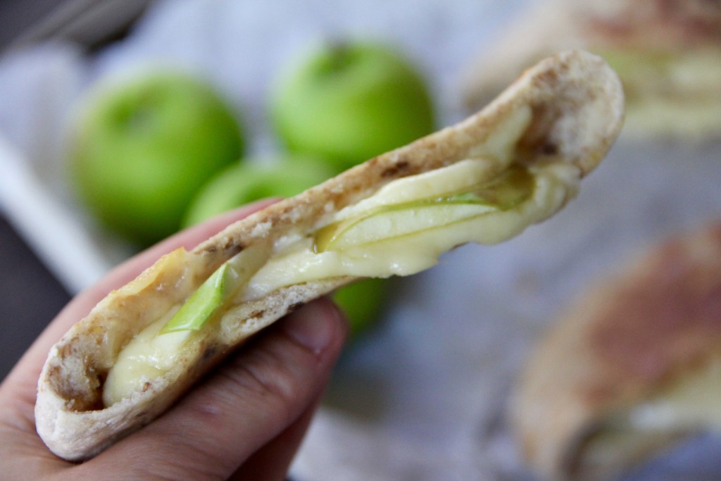 Apple Cheddar Pita Pockets- Emma's Little Kitchen