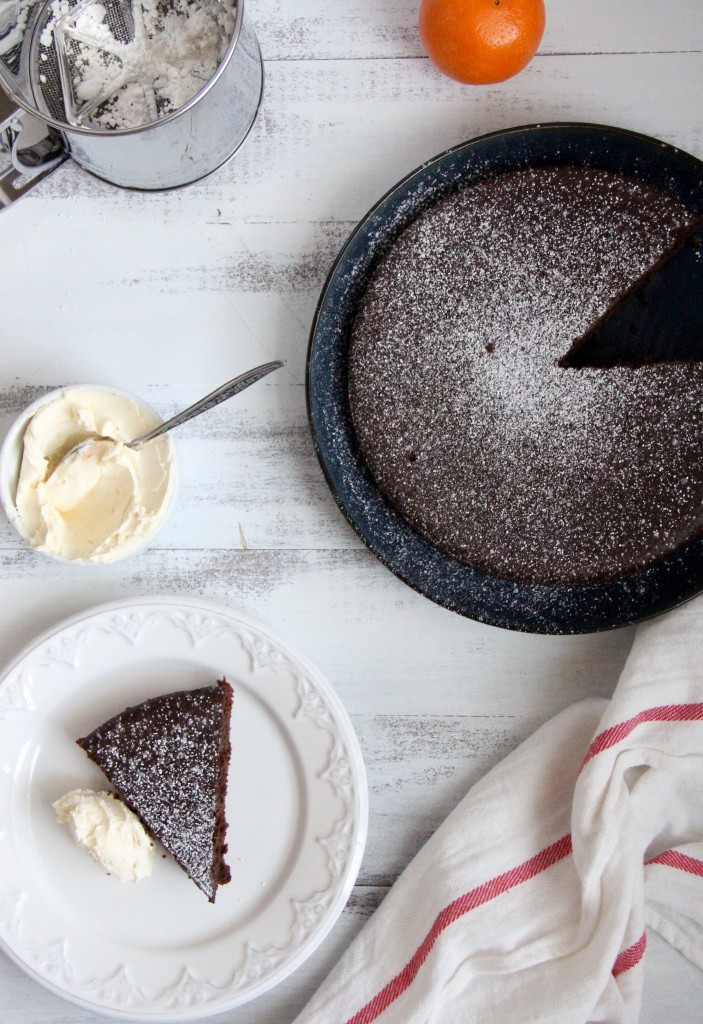 Flourless Chocolate Olive Oil Cake