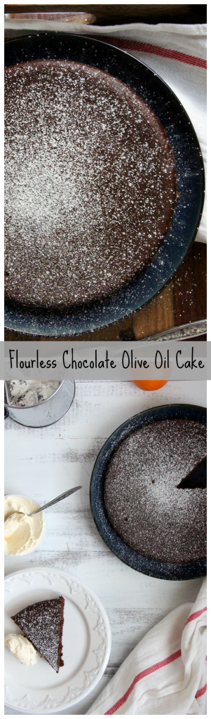 Flourless Chocolate Olive Oil Cake- Emma's Little Kitchen