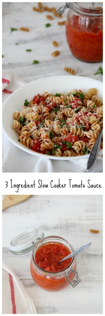 3 Ingredient Slow Cooker Tomato Sauce