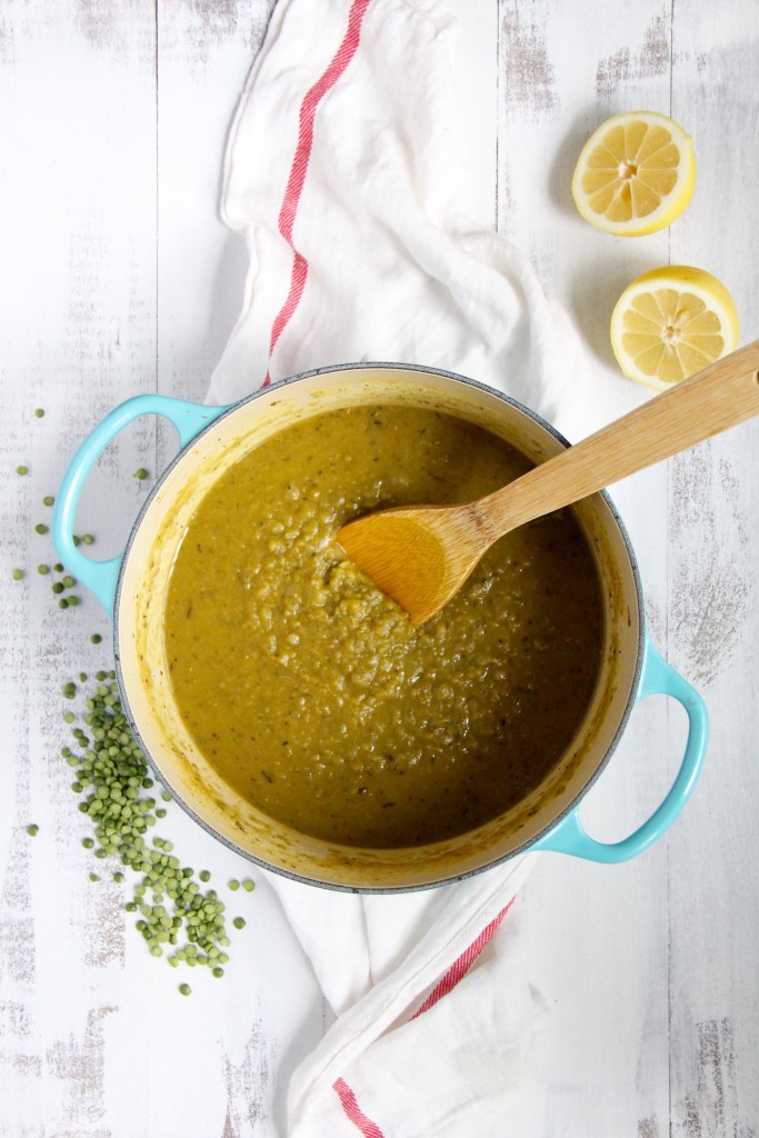 Split Pea Soup with Lemon and Thyme- Emma's Little Kitchen