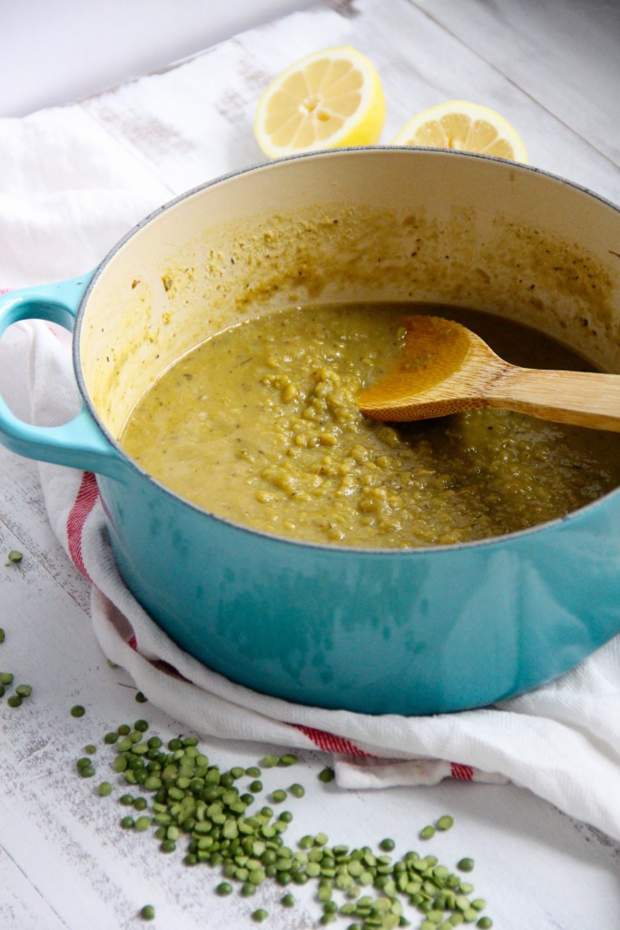 Split Pea Soup with Lemon and Thyme