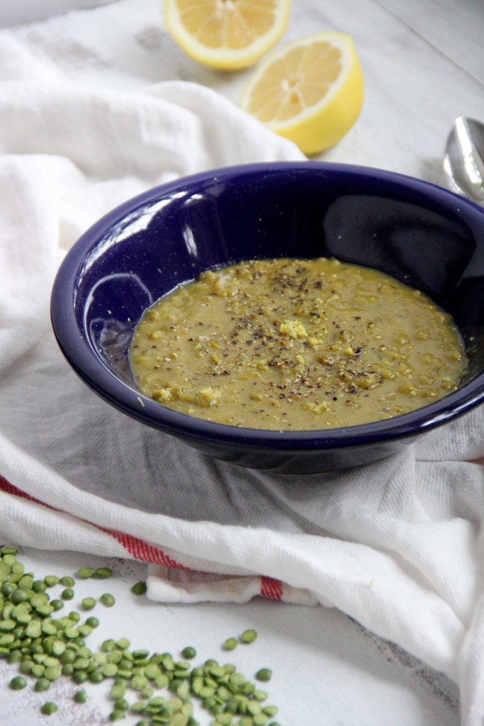 Split Pea Soup with Lemon and Thyme- Emma's Little Kitchen