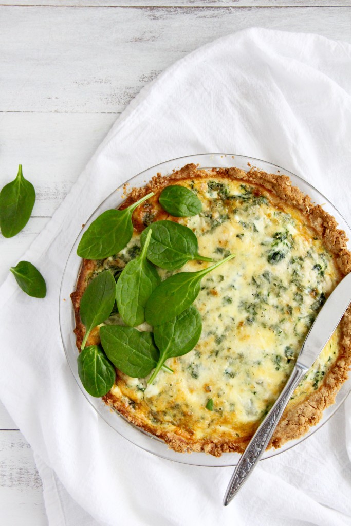 Spinach Artichoke Quiche