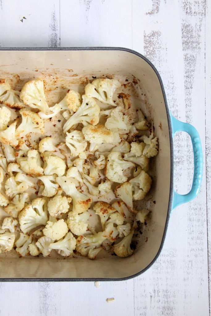 Linguine with Roasted Cauliflower, Lemon and Yoghurt