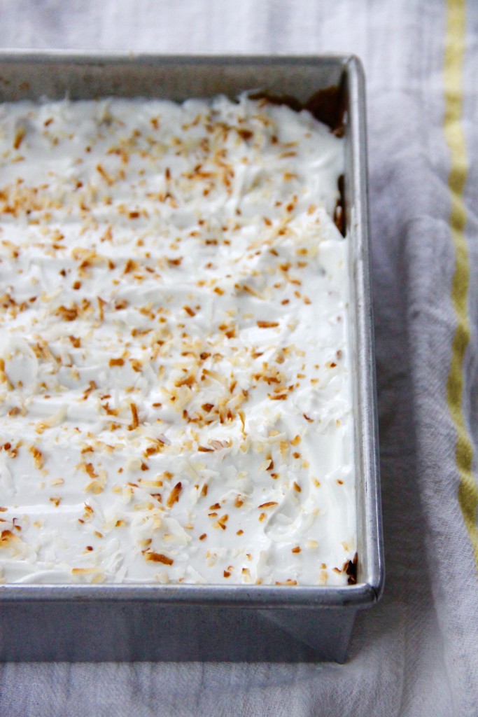 Carrot Breakfast Cake with Whipped Coconut Yogurt Frosting