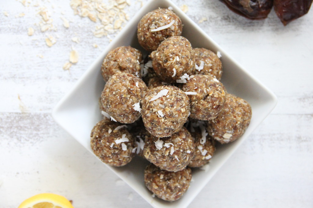 Lemon Chia Energy Bites- Emma's Little Kitchen