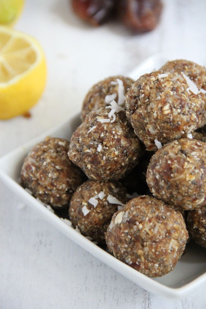 Lemon Chia Energy Bites- Emma's Little Kitchen