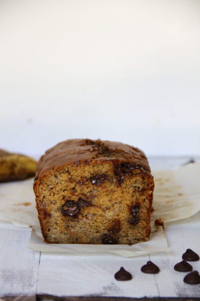 Whole Wheat Chocolate Chip Banana Bread