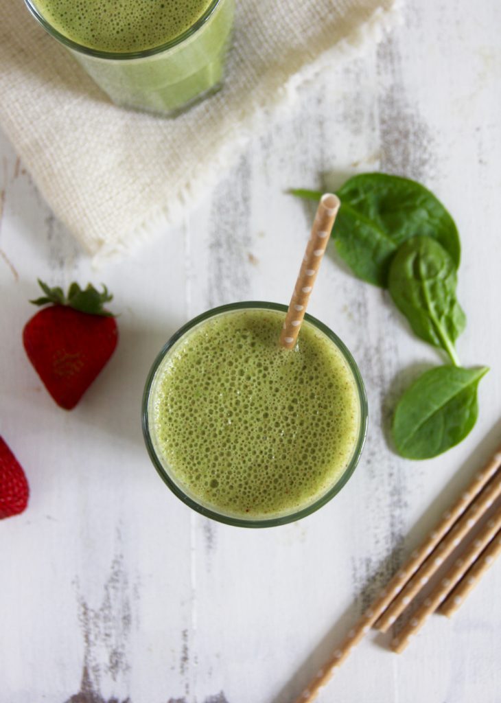 Spinach Almond Butter Smoothie