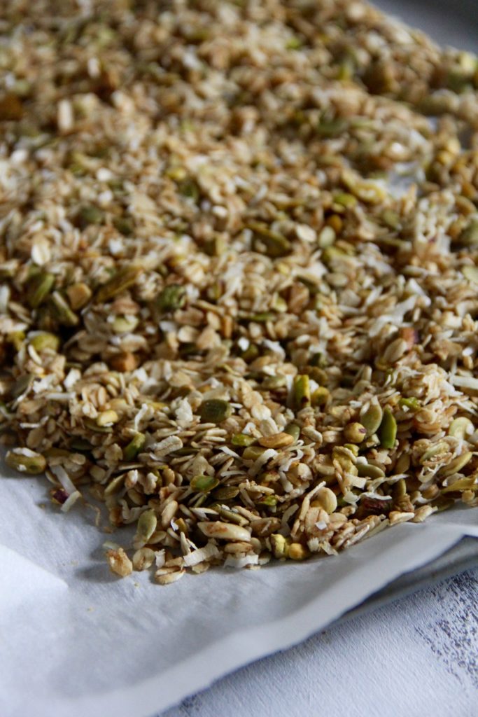 Lemon Pistachio Granola- Emma's Little Kitchen