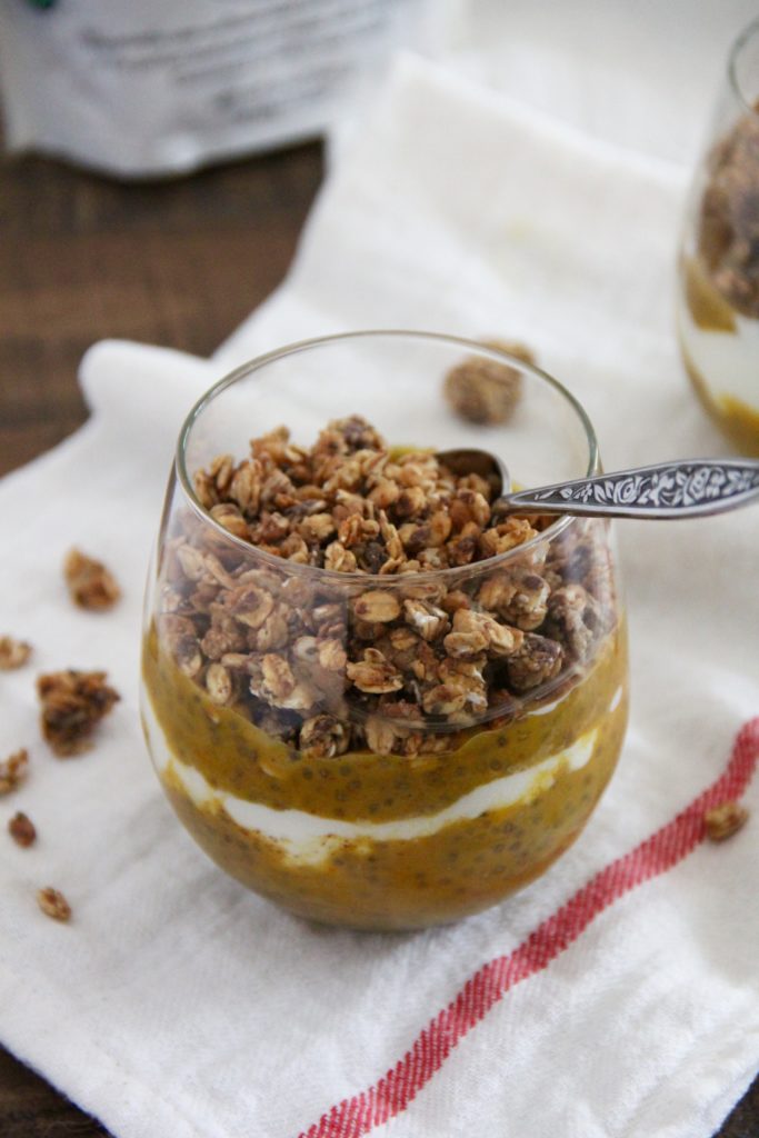 Pumpkin Chia Coconut Parfait