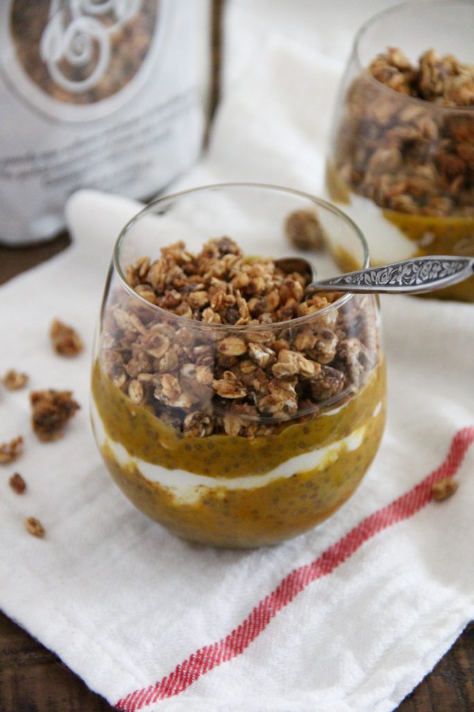 Pumpkin Chia Coconut Parfait