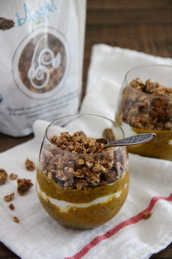 Pumpkin Chia Coconut Parfait