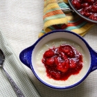 Quinoa Porridge with Strawberry Chia Compote