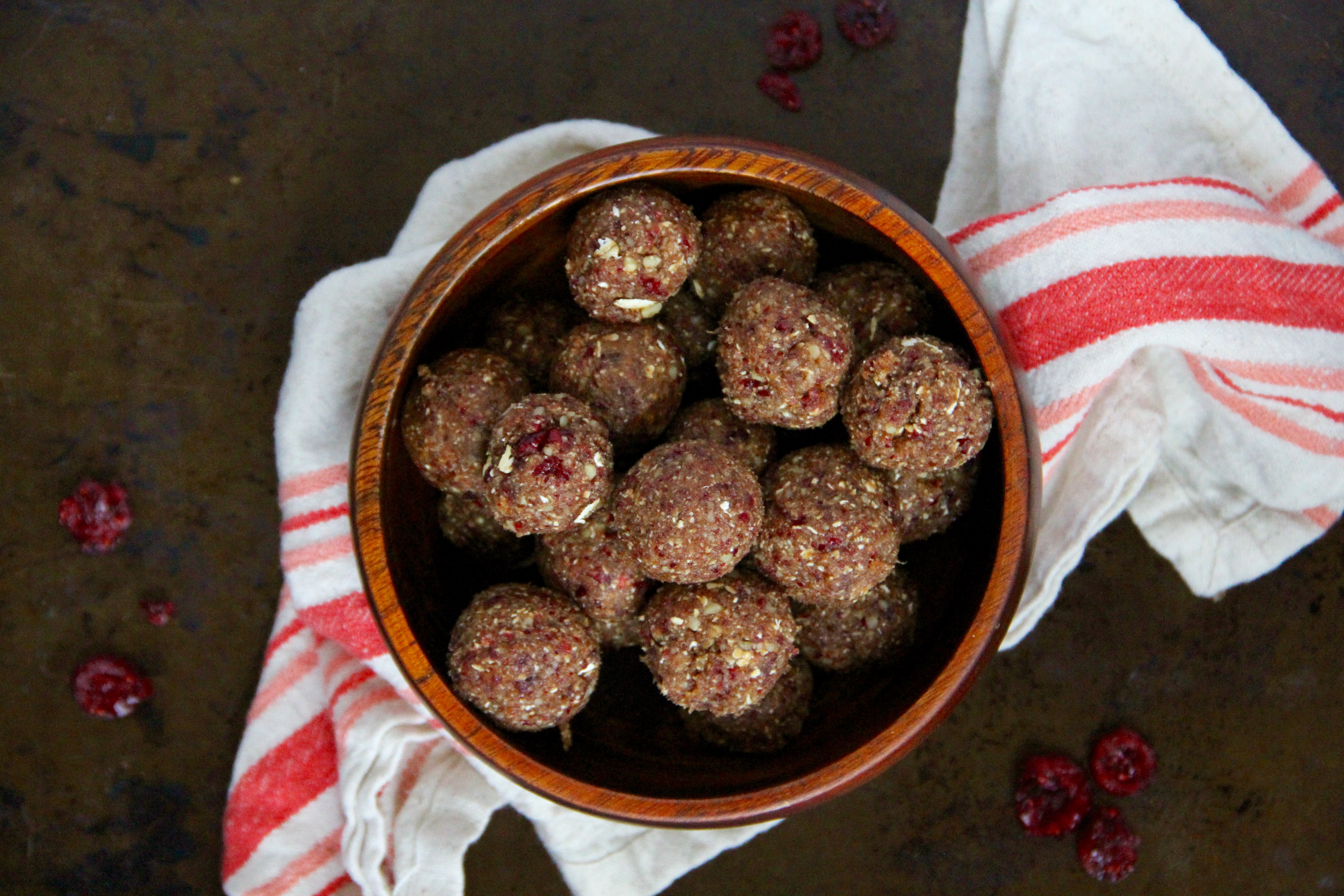 Cranberry Walnut Energy Bites