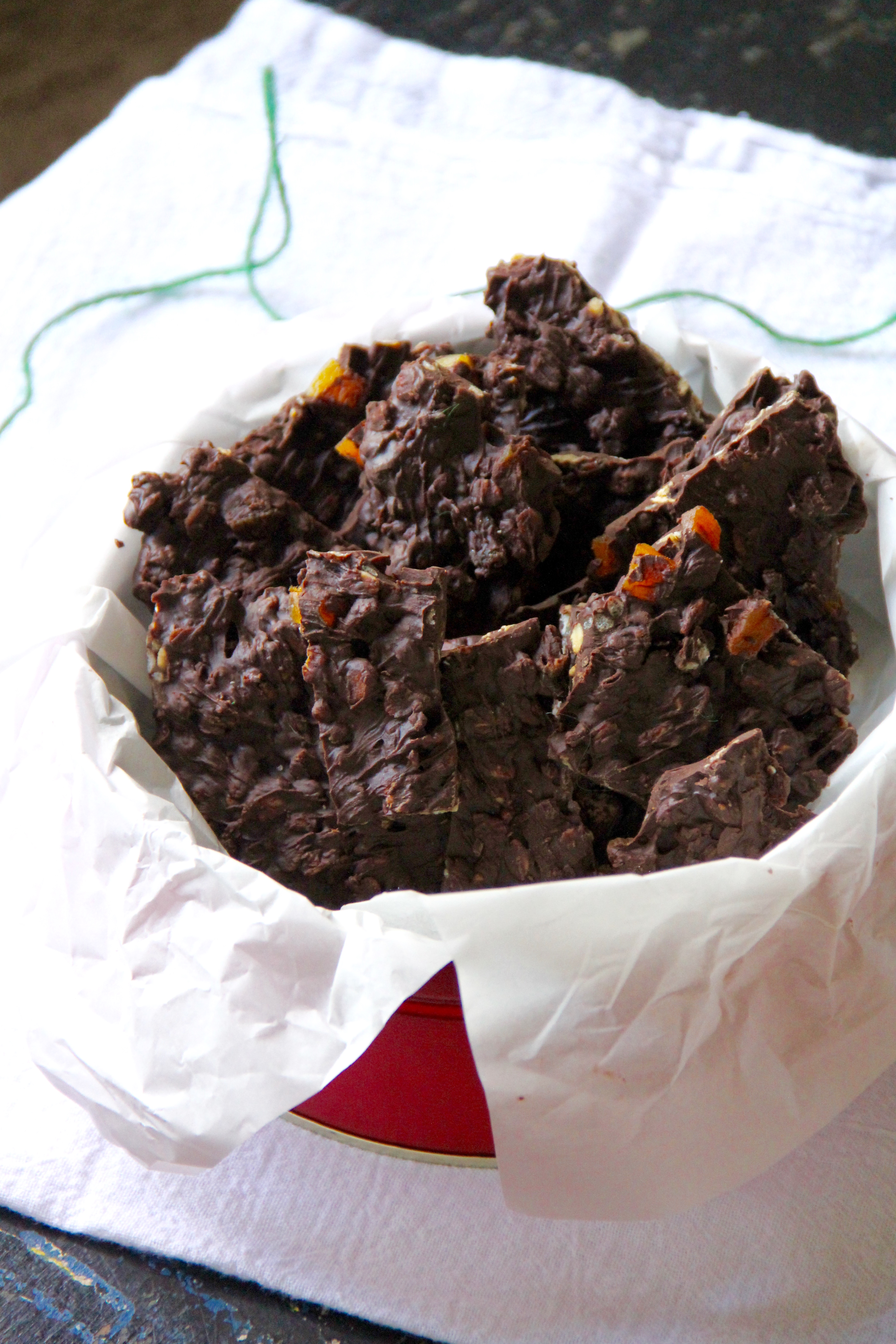 Chocolate Orange Granola Bark