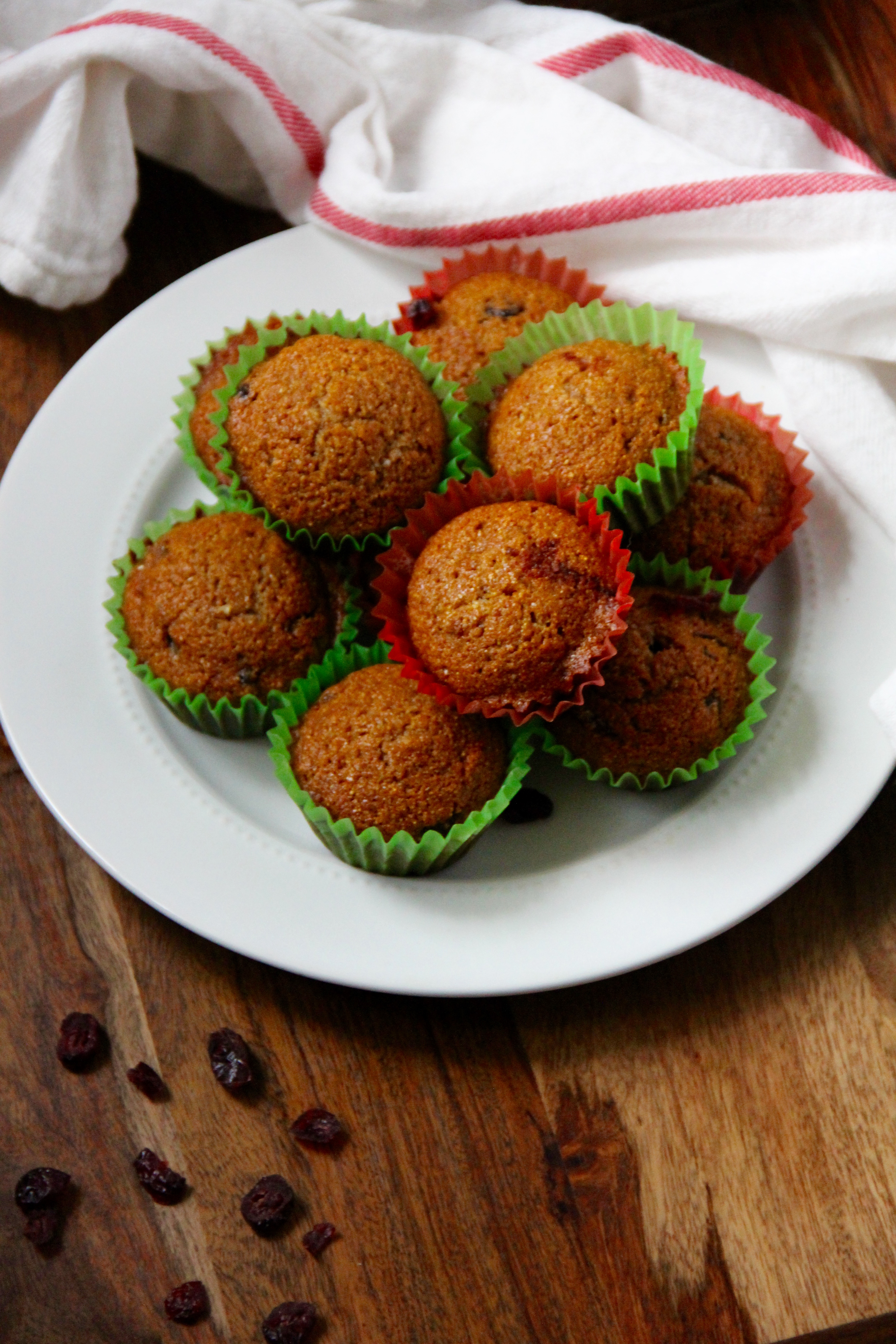 Orange Cranberry Drizzle Muffins for Christmas Morning