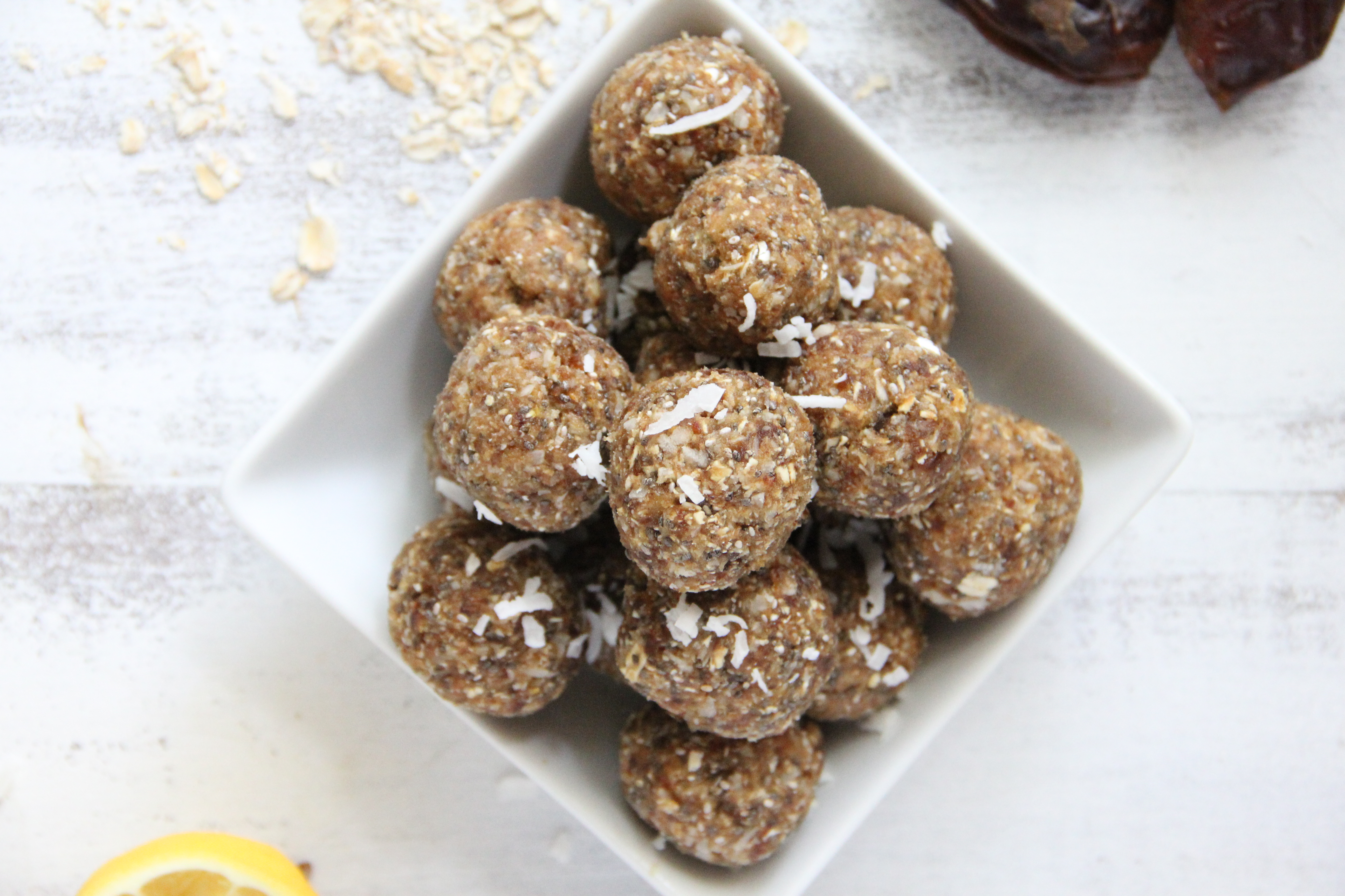 Lemon Chia Energy Bites