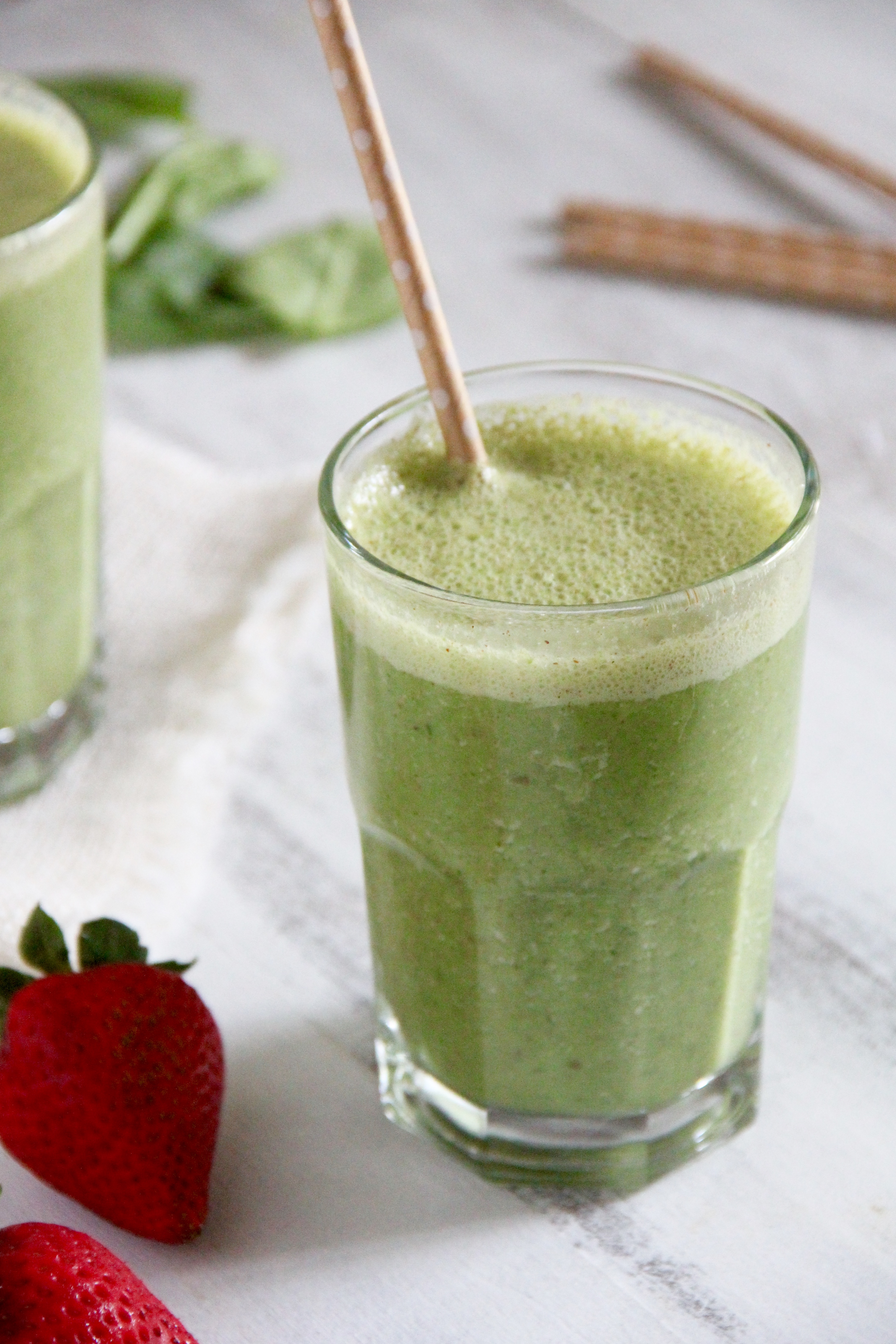 Spinach Almond Butter Smoothie