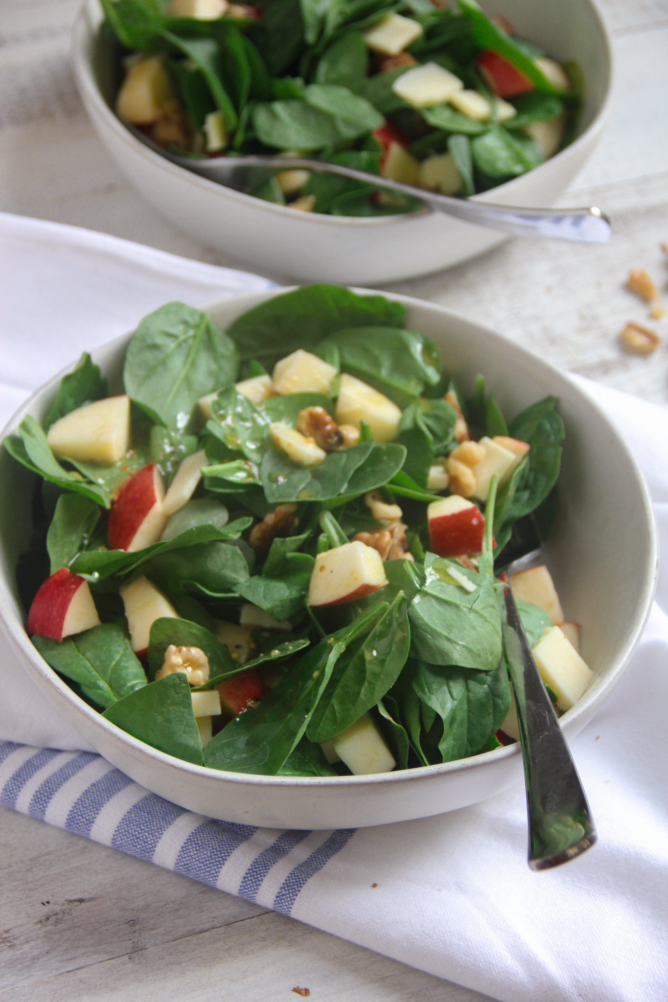 Cheddar Apple Walnut Salad